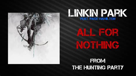 all for nothing lyrics|all for nothing linkin park.